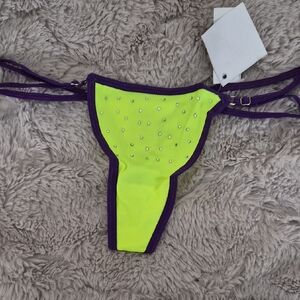 Purple and Yellow Women's Panties